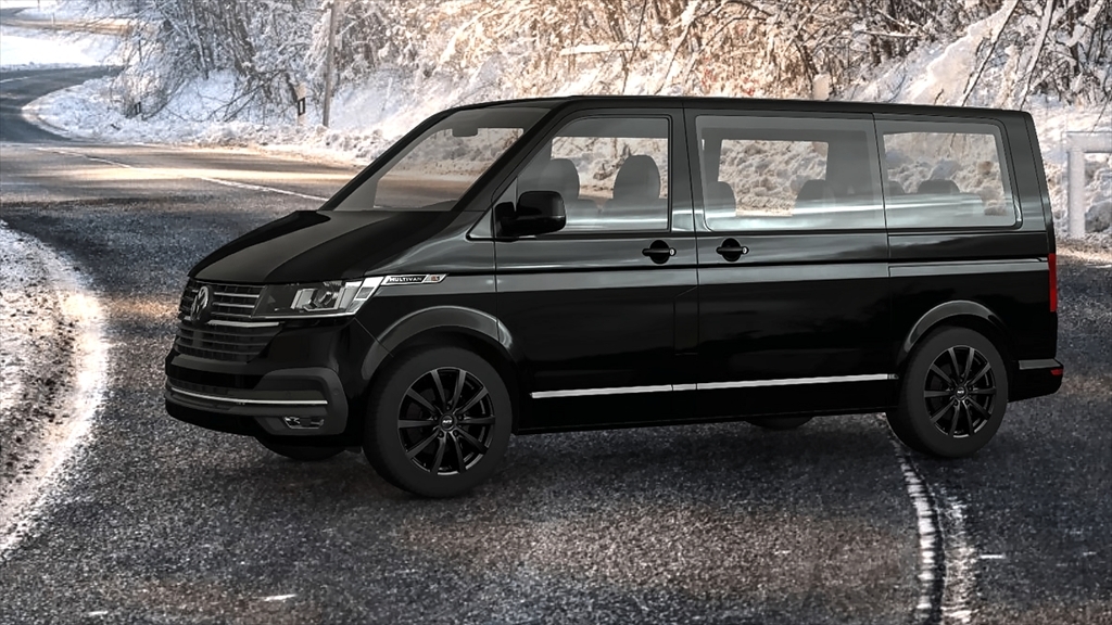 Winterräder 18 Zoll Komplettsatz im Design "MATT BLACK" mit 255/45er inklusive ABE für T5+T6+T6.1 – Bild 14